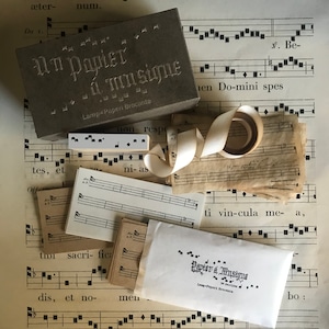 【受注製作】Papier à musique  Box　【 COMPLETE set 】
