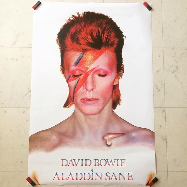ポスター「デヴィッド・ボウイ　David Bowie　アラジン・セイン」 - 画像1