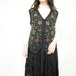 USA VINTAGE HAND BEADS DESIGN COTTON RAMIE KNIT VEST/アメリカ古着ハンドビーズデザインコットンラミーニットベスト