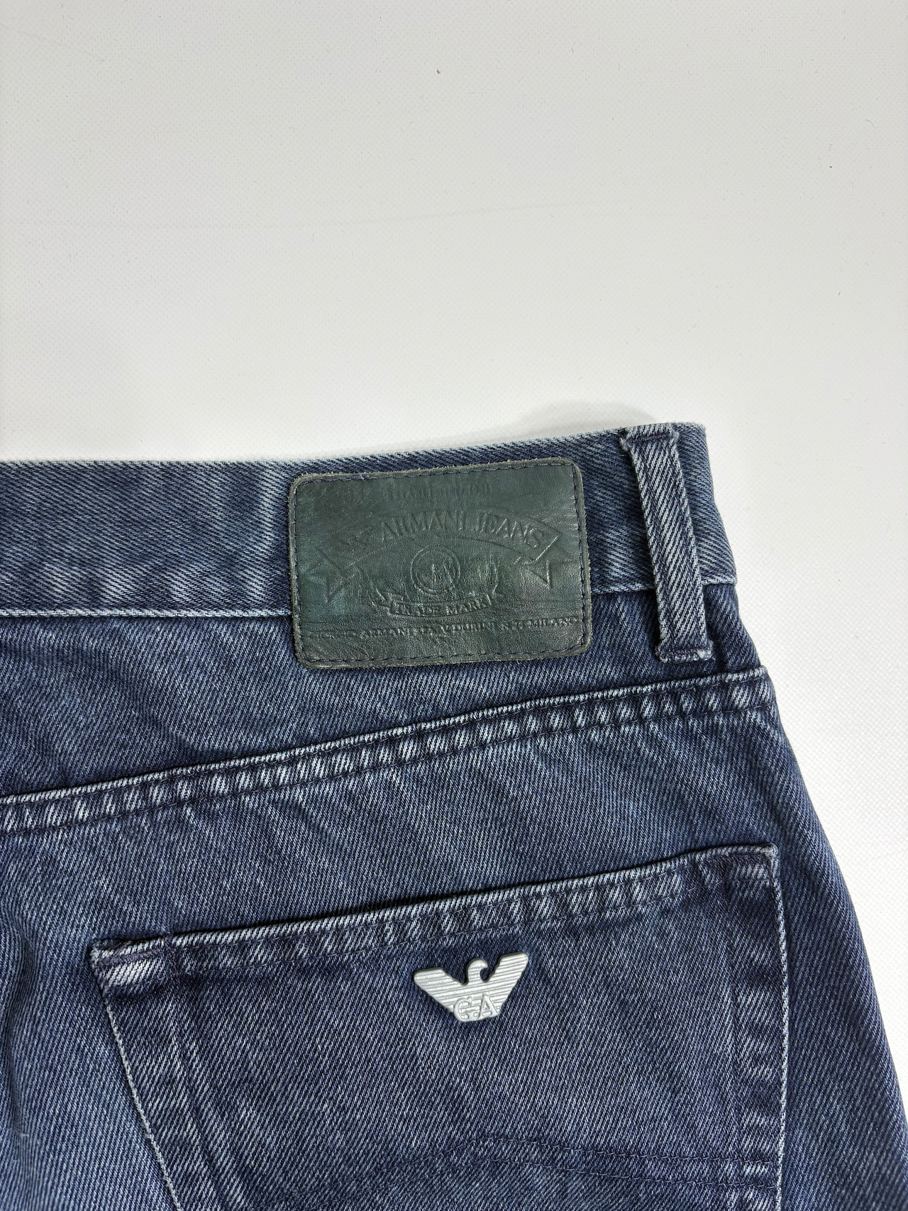 Made in Italy Armani Jeans Faded Navy Denim Pants