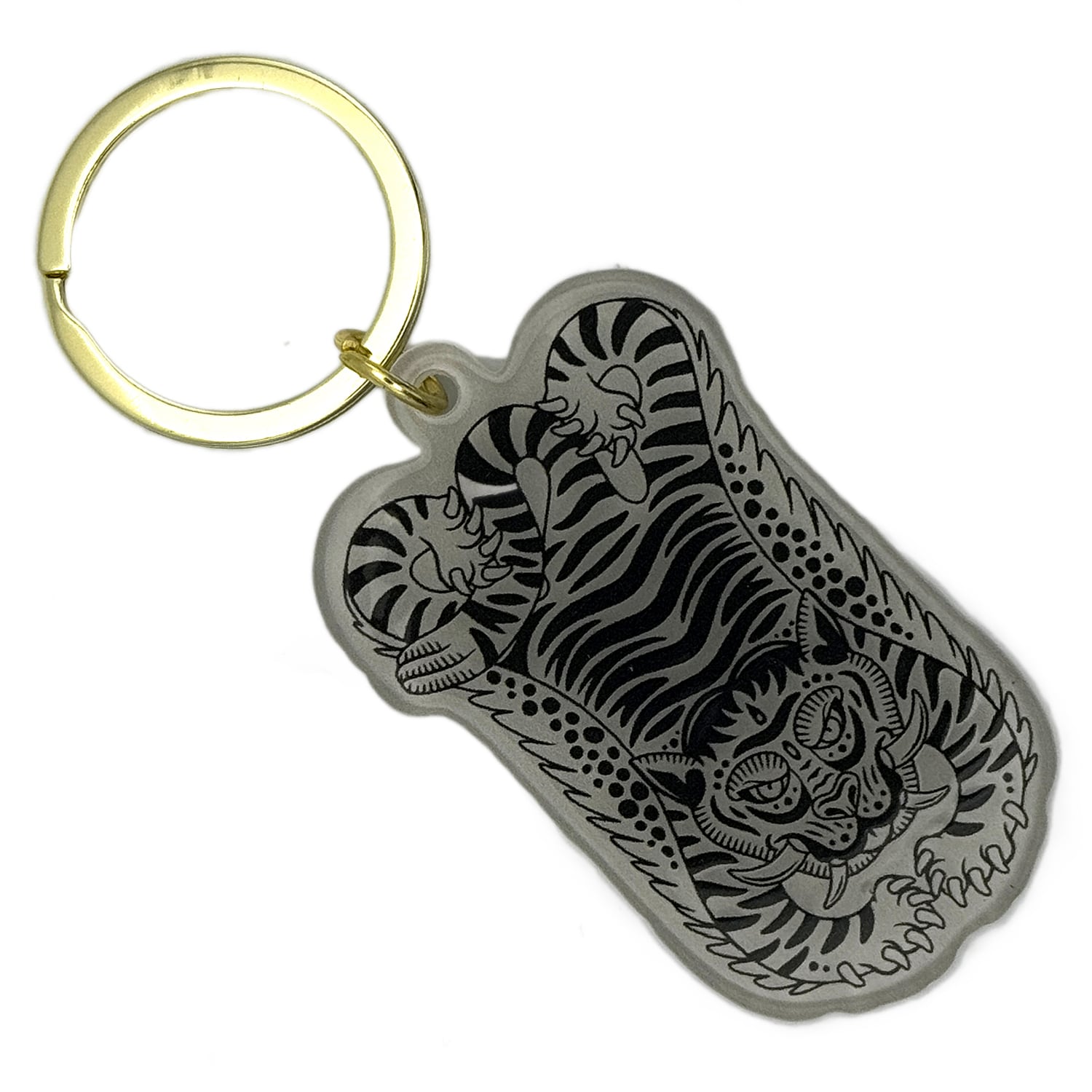 THE GENRAL STORE TIBETAN TIGER KEYCHAIN チベタンタイガー チベッタンタイガー キーホルダー:TTK-002GY