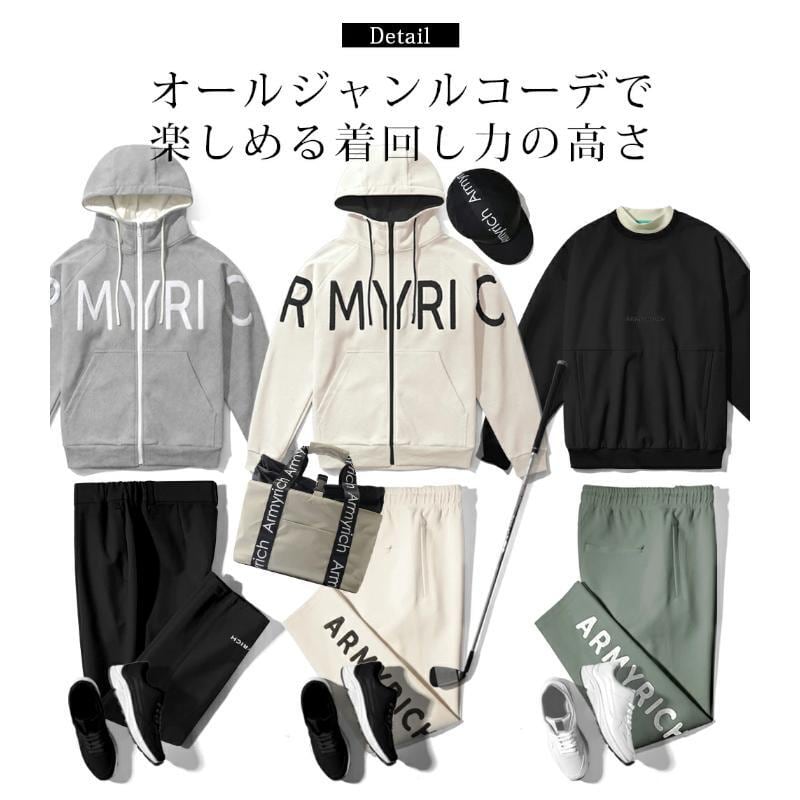 【完売品】アーミーリッチ 中綿スタンドプルオーバーセットアップ ARMYRICH ARMYRICH アーミーリッチ セットアップ サガラ刺繍 メンズ ジャージ