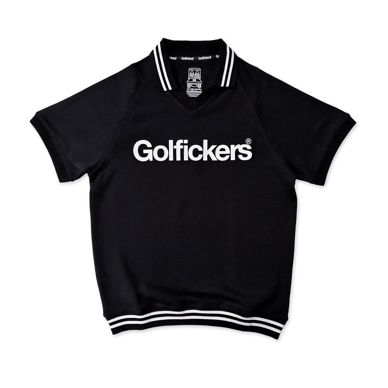 [HOLE 395] Soccer Polo -Black- | Golfickers