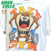 【LOONEY TUNES （TAZ'S GYM）】ルーニーテューンズ タズマニアンデビル Vintage Tシャツ XL
