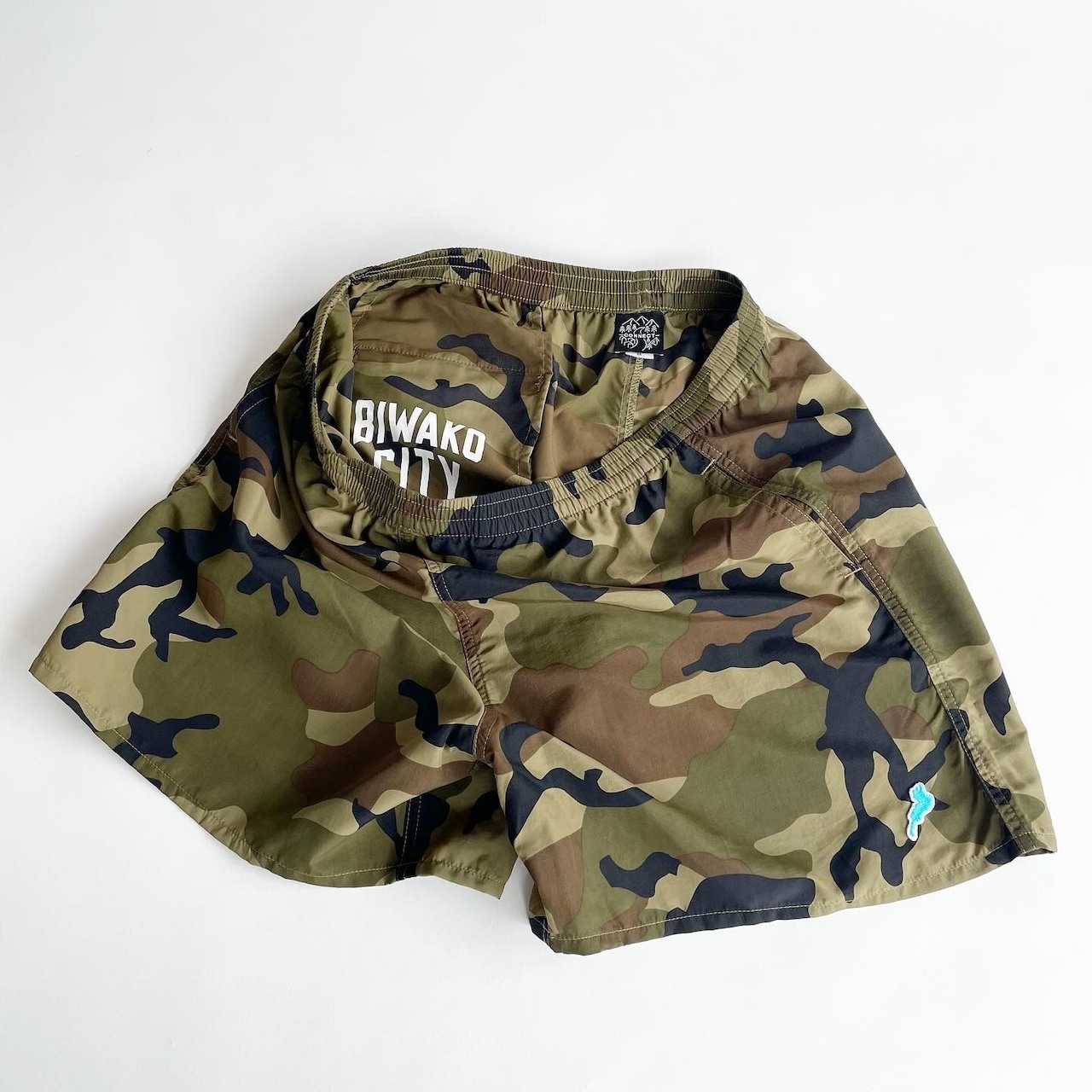 BIWAKO CITY / NYLON SHORTS / CAMO