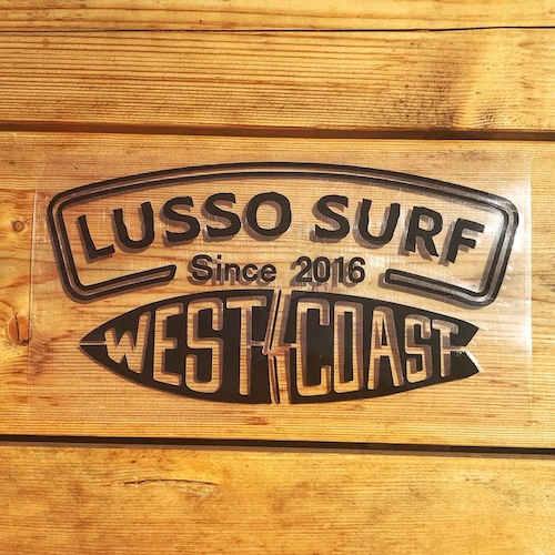 LUSSOSURF Sticker 【Black】