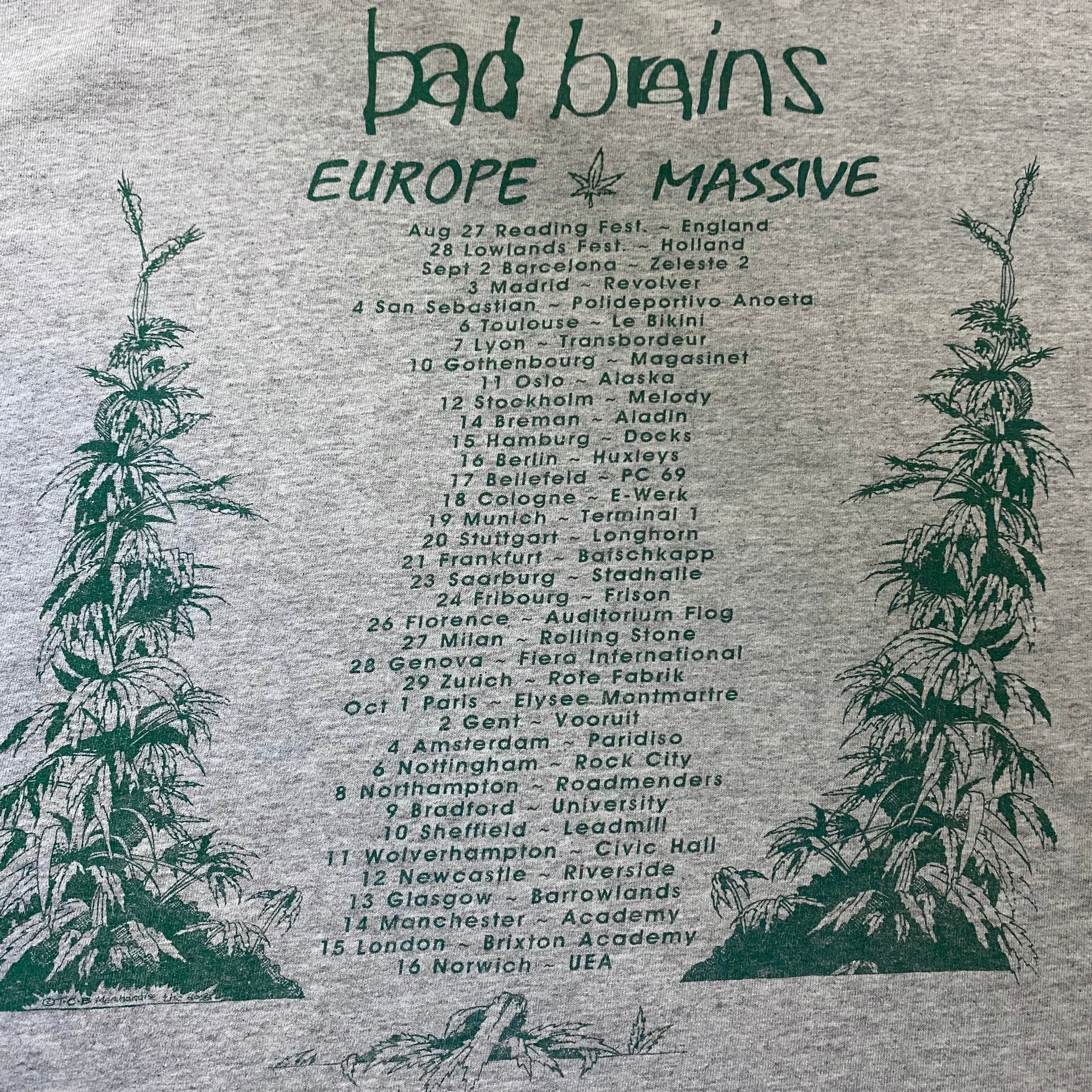 ビンテージ Bad Brains Tシャツ 95年製 1000枚限定 ビンテージ