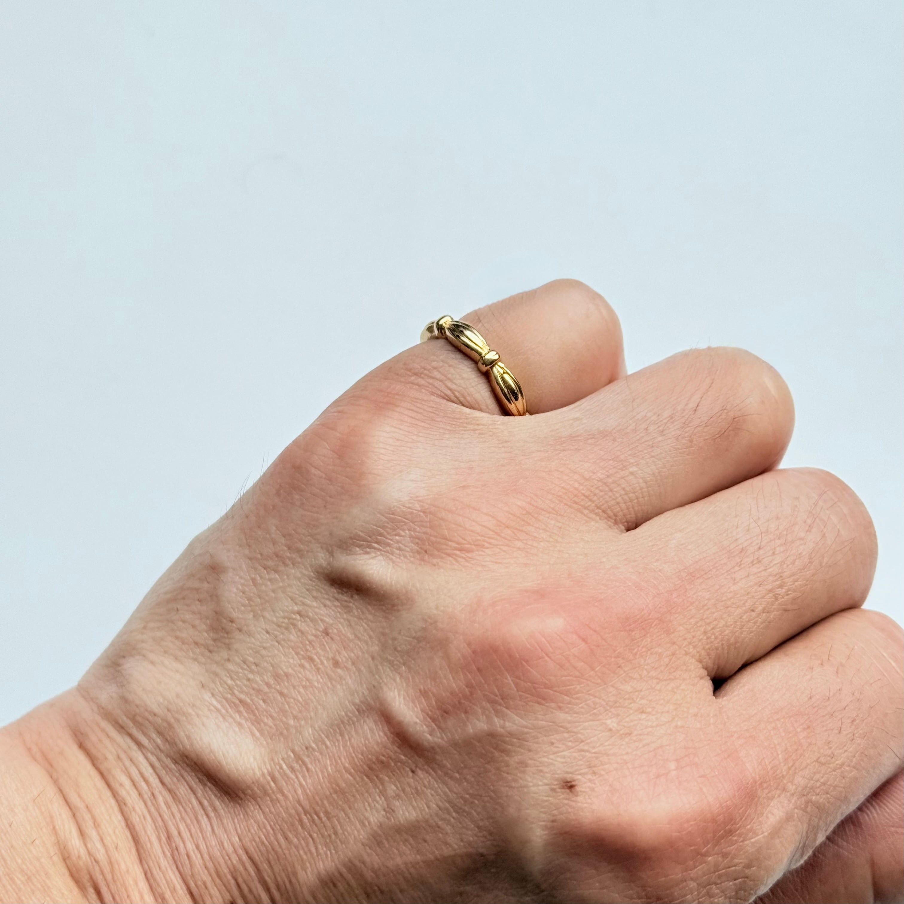 Tiffany オールド　ティファニー　シグネチャーリング　13号 vintage tiffany ヴィンテージティファニーsignature ring 18k gold 13