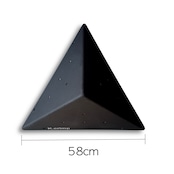 【ウッドボリューム】 TRIANGLE-BLACK 2P