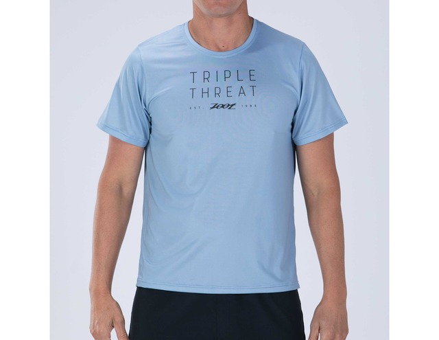 MEN RUN TEE (TRIPLE THREAT)　メンズ　アスリート専用　Tシャツ　ZMR12086