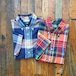 Gitman vintage  / S/S Madras check  B.D. Shirt