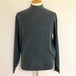 Washable Mock Neck Knit　Charcoal Green