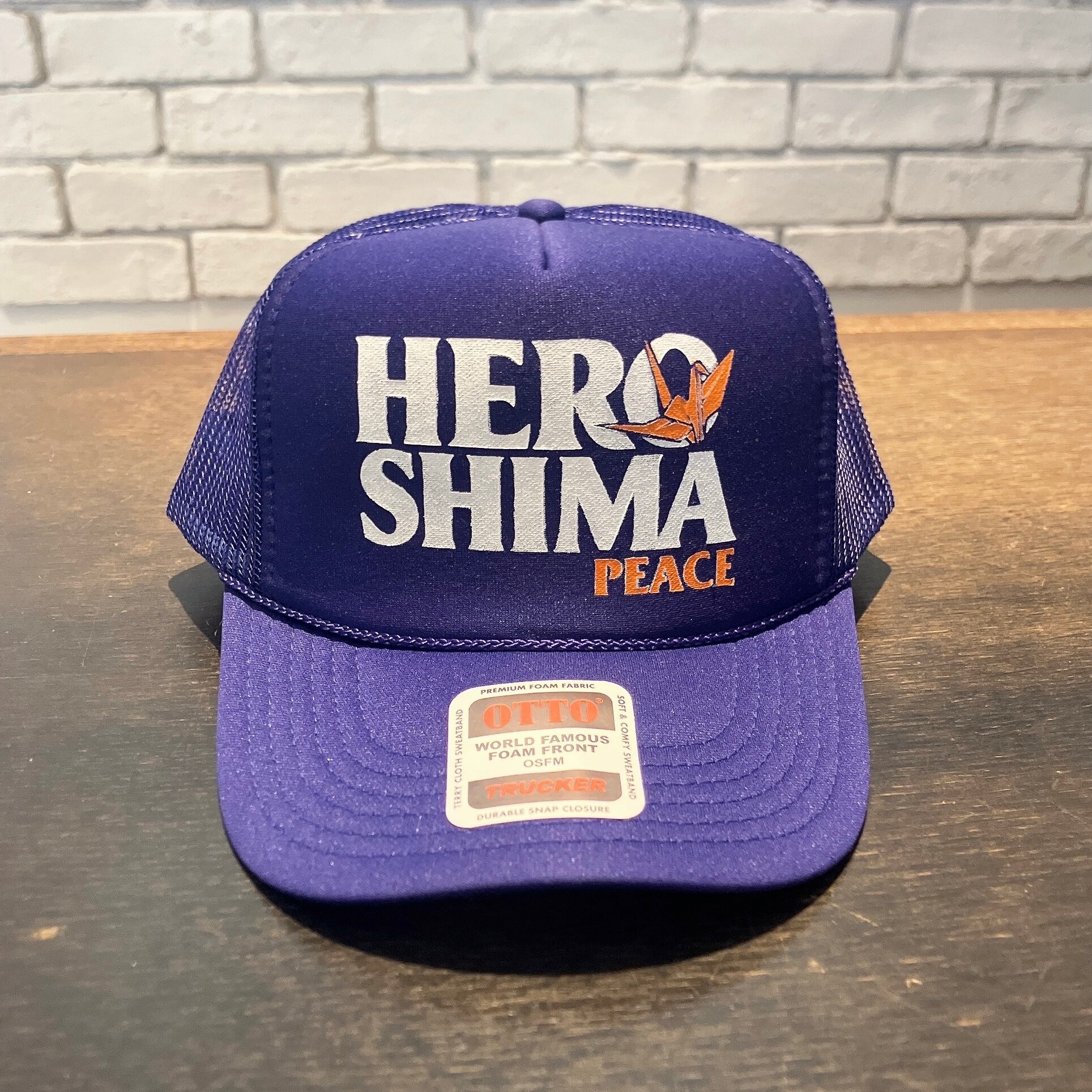 平成30年7月豪雨 災害チャリティ HEROSHIMA peace メッシュキャップ