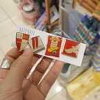 【フランスの古いピンバッチ】赤シリーズ