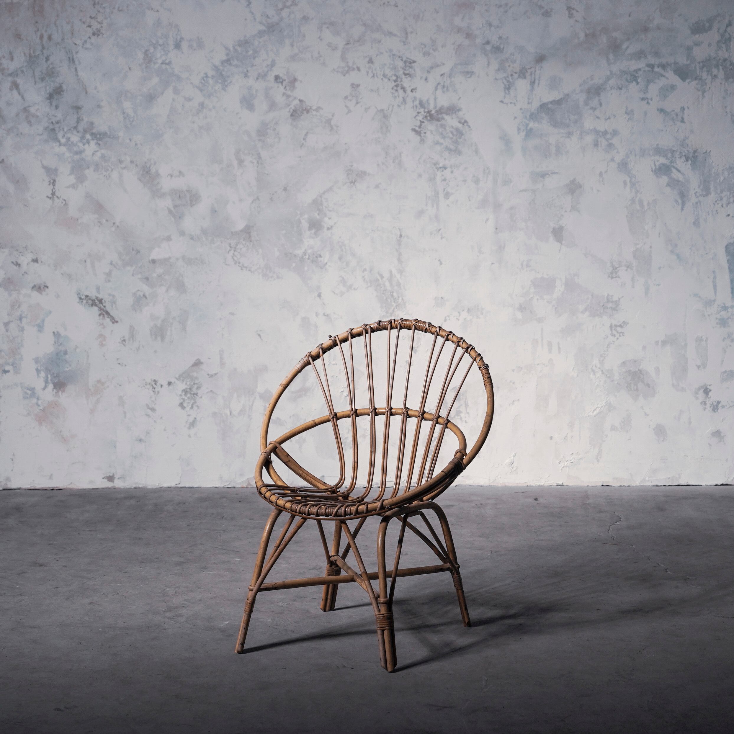 チェア/ラタンチェアー/ラウンドチェアー/ピーコックチェアー/撮影アイテム/空間装飾