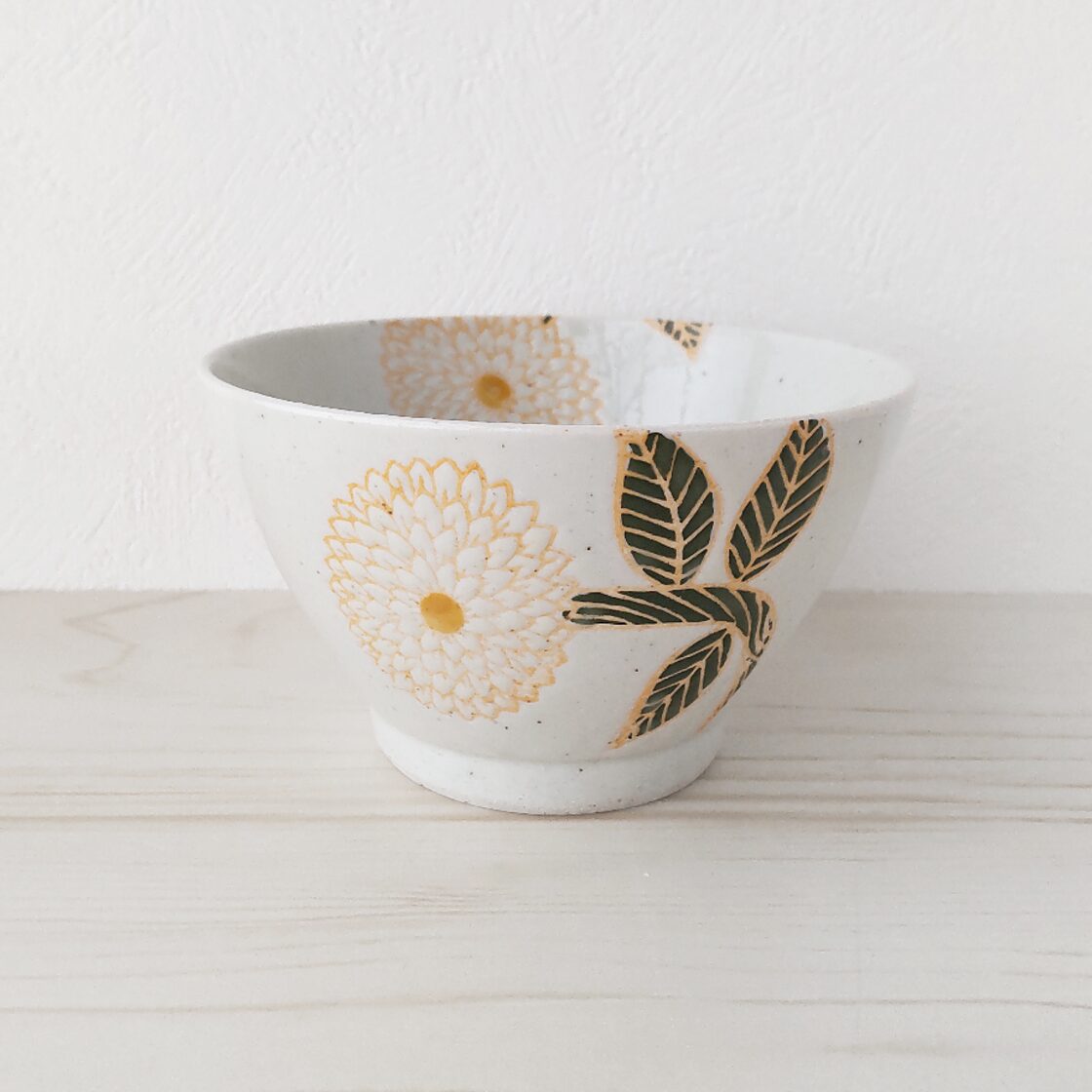 新品 波佐見焼 勲山窯 ダリア 茶碗 ネイビーブルー 波佐見焼 勲