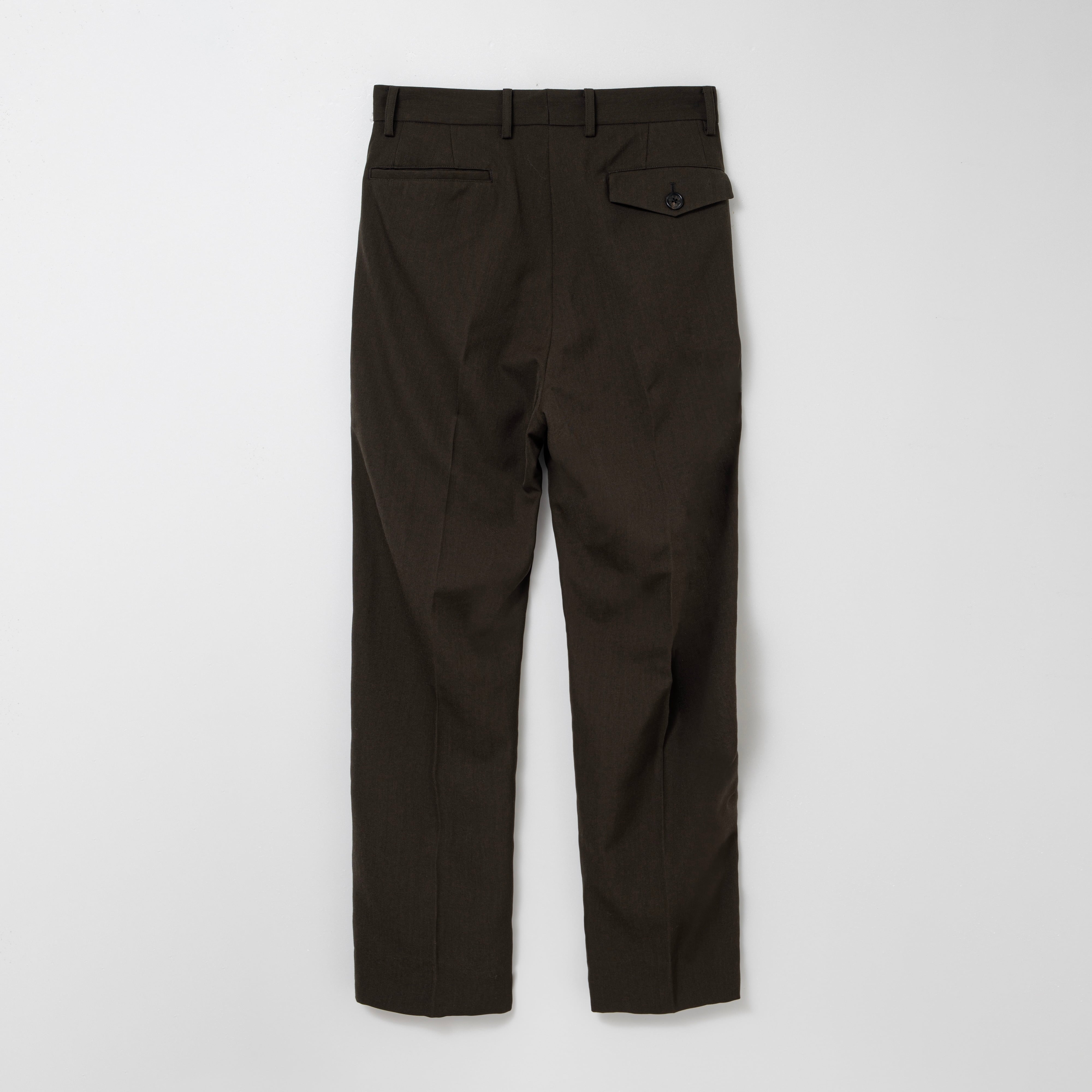 Wool straight slacks（KHAKI） | TTTMSW