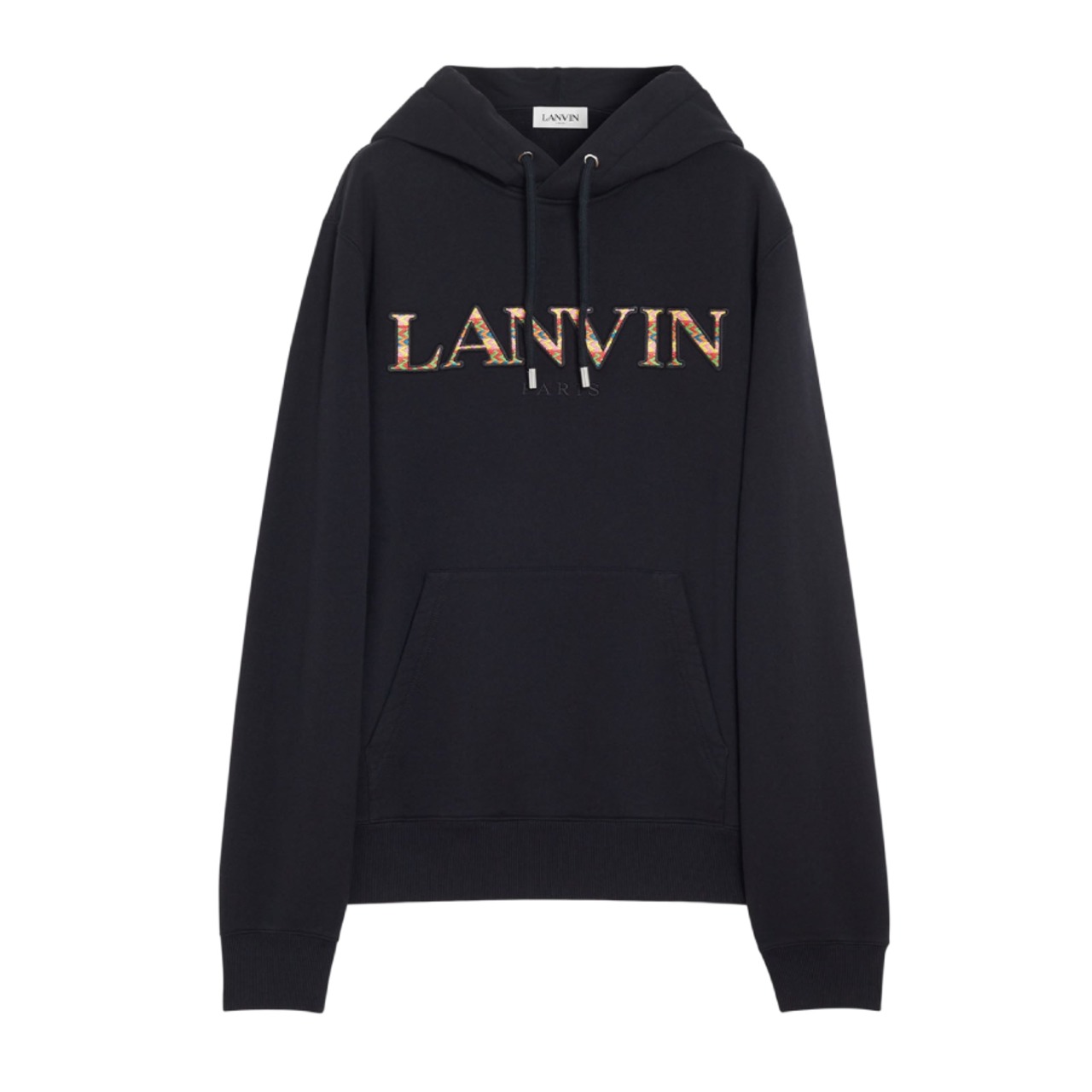 【LANVIN】FLEECE EUSEBIO HOODIE CURB LONG - 1
