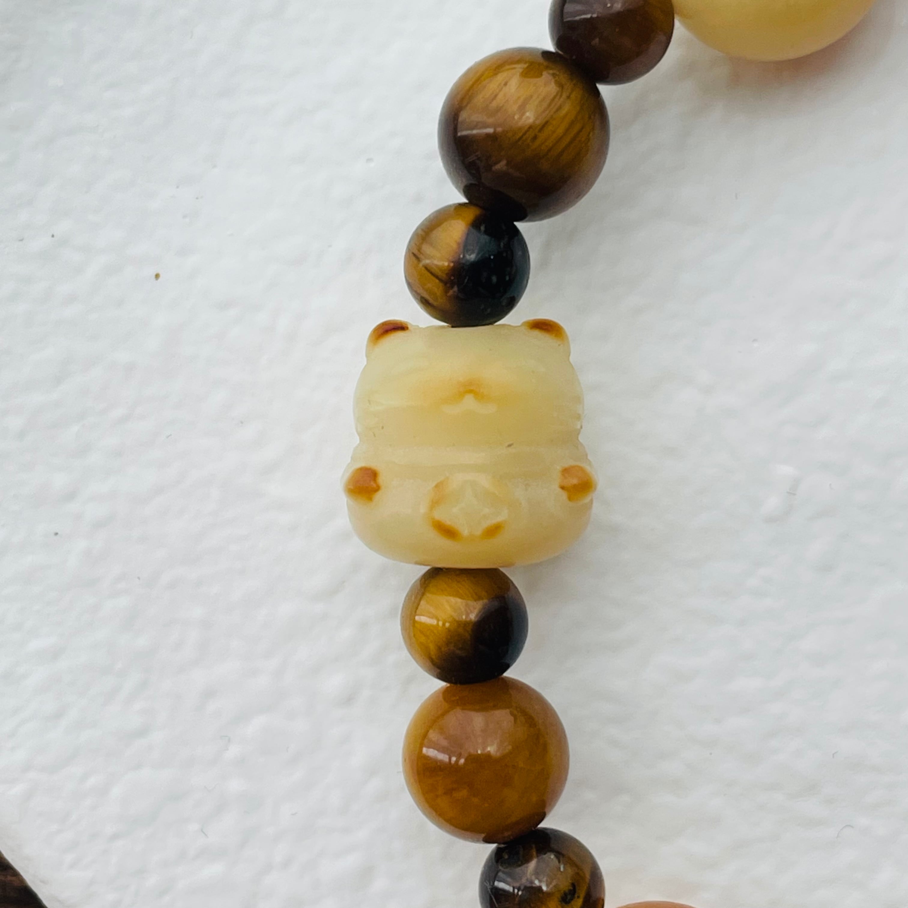 ☆22-②猫×パワーストーン|ブレスレット|厄除け・成功| ネコ ねこモチーフ 猫雑貨 猫グッズ アクセサリー 天然石 プレゼント ギフト レディース