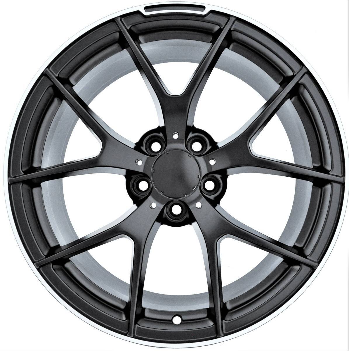 18インチ 18x8インチ Offset 45 Black ホイール ( 4本セット
