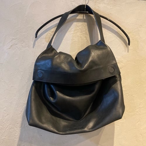 alexander wang アレキサンダーワン ワックスレザースモールランチバッグ ブラック【代官山03】 | ブランド古着brooch powered by BASE