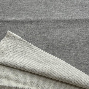 ★NY496◆1.5m◆綿100%裏毛ニット生地◆グレー