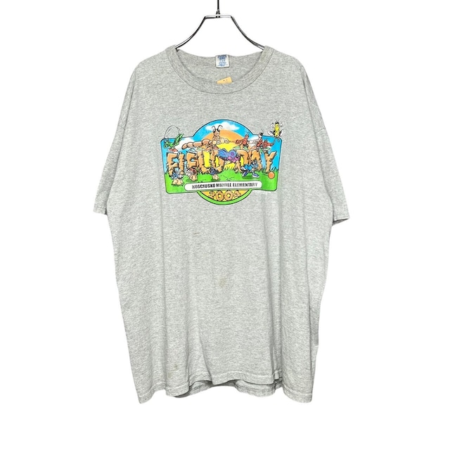 【90's】RUSSELL    半袖Tシャツ　XL   プリント　Vintage