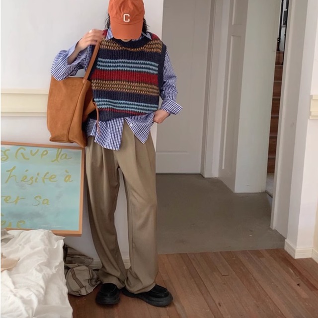 抗シワドレープパンツ