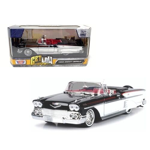 1958 Chevy Impala Get Low 1:24 Diecast シェビー インパラ