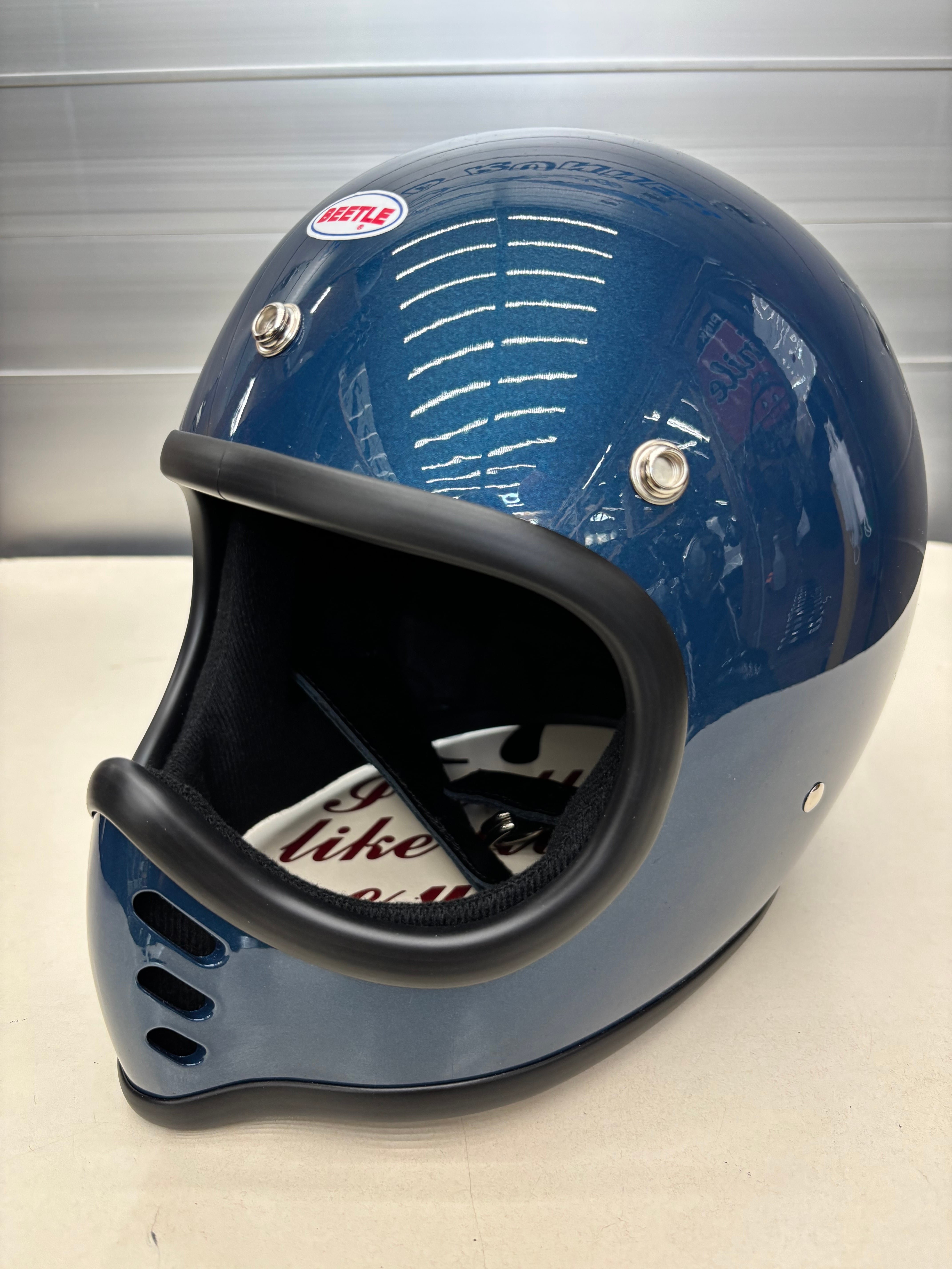 ocean beetle MTX ヘルメット オーシャンビートル OCEAN BEETLE MTX 別注ダークブルーメタリック 各