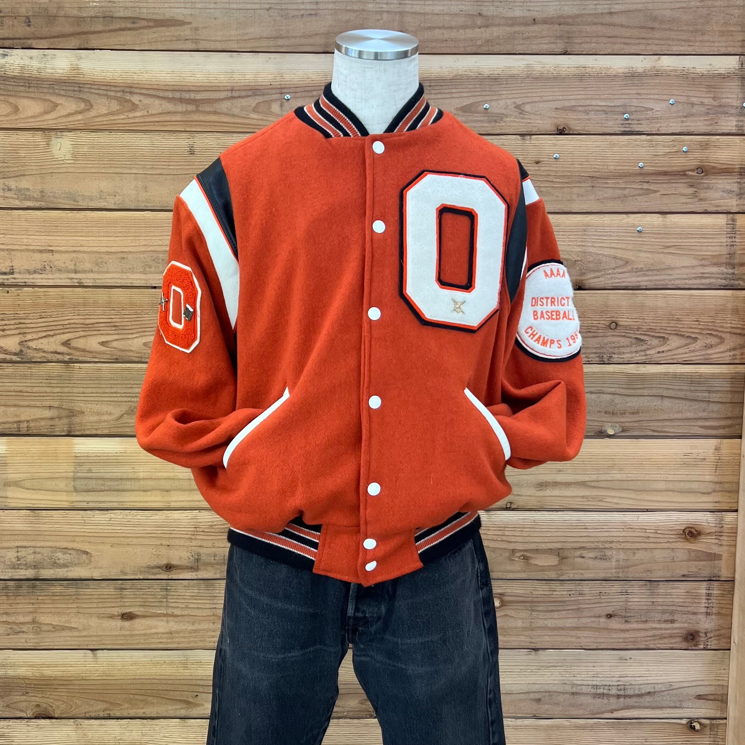 USA製】POWERS MFG CO 鳴い AWARD JACKET スタジャン 