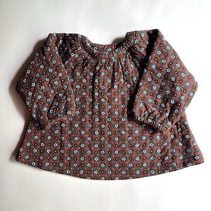 & pal Flower Quilted Tunic【80-120cm】Bordeaux