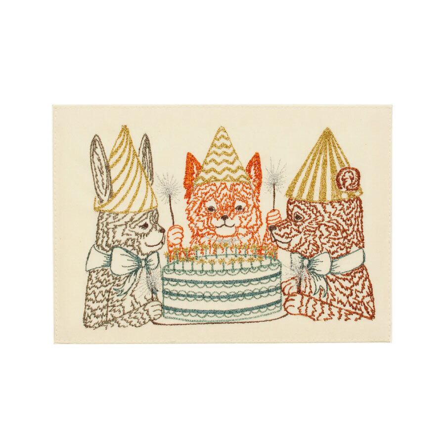 CORAL&TUSK:Birthday Celebration Card 3匹でお誕生日 グリーティングカード (コーラル・アンド・タスク)