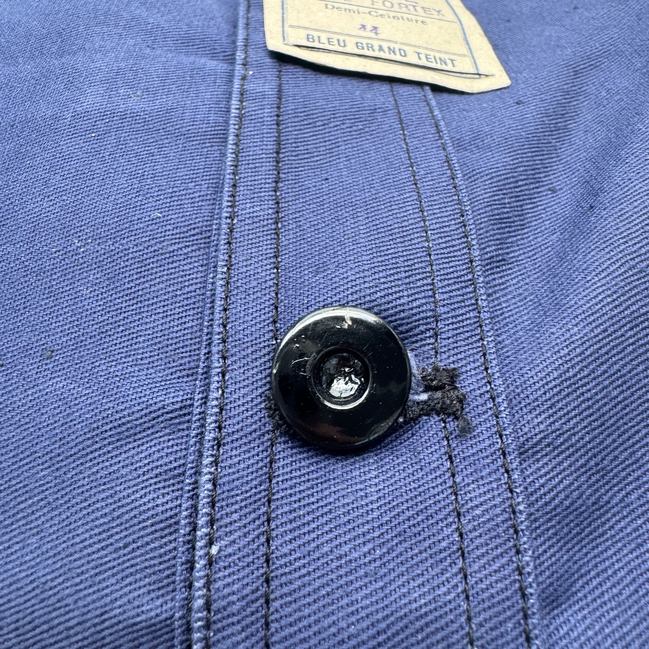 Le Fortex フレンチワークジャケット メタルボタン 40s 画像7