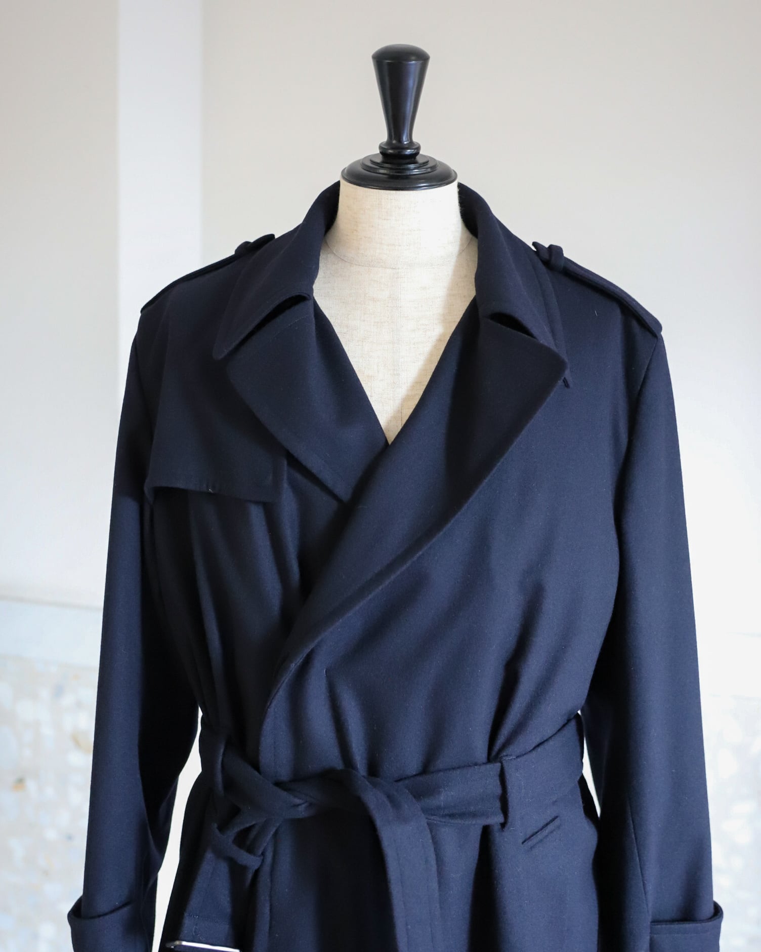 未使用】JIL SANDER Special wool trench coat made in Italy Size50