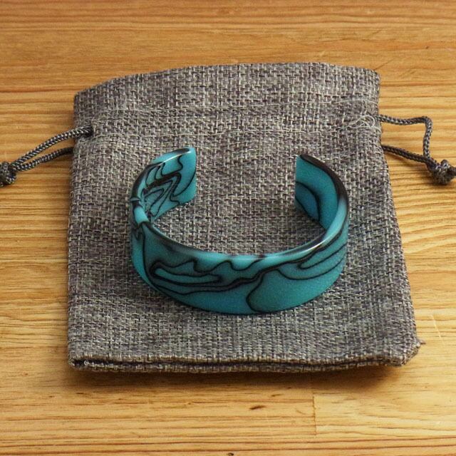 アクリルバングル ターコイズ | Sarudoshi Works