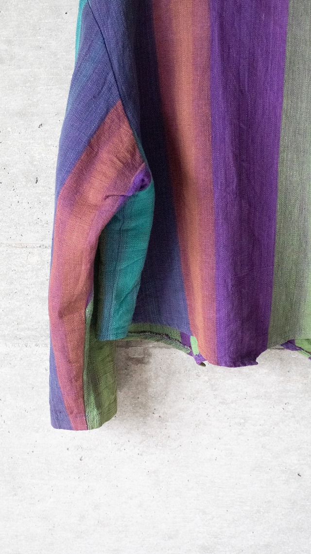 "SKORPI" 1980s Multi stripe jacket
