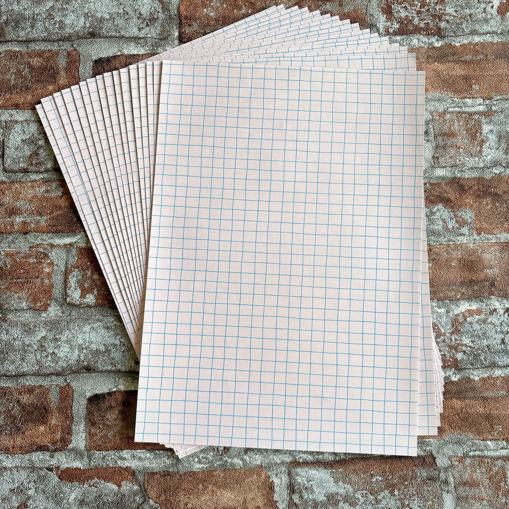 オリジナルデザインペーパー【グリッド柄】A4 10枚入り