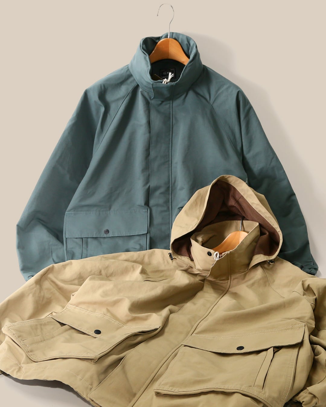 BIG MIKE|Waterproof Hooded Jacket -2Color- "送料無料"