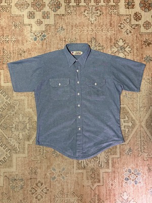 90s / USA製 / blue chambray shirts