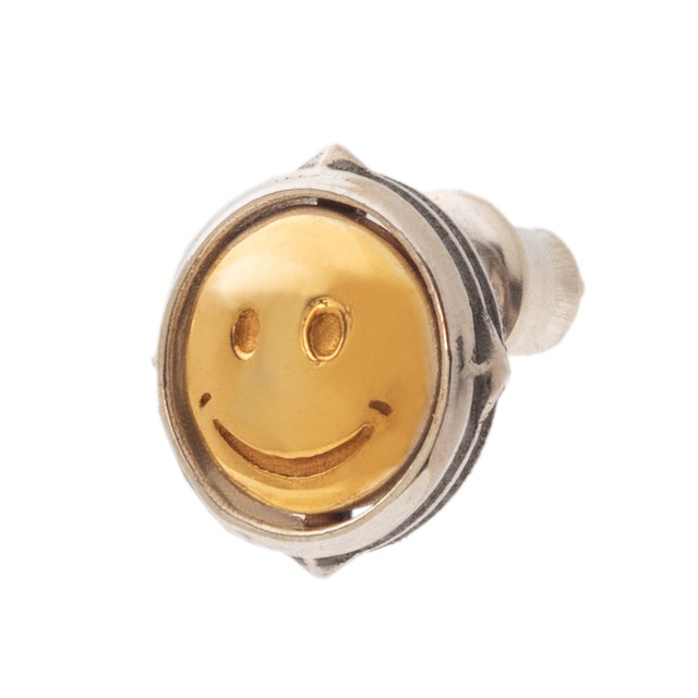 【新作】ニコスタッドピアス 片耳分 ACE0199　Smile stud earrings シルバーアクセサリーブランド silver jewelry