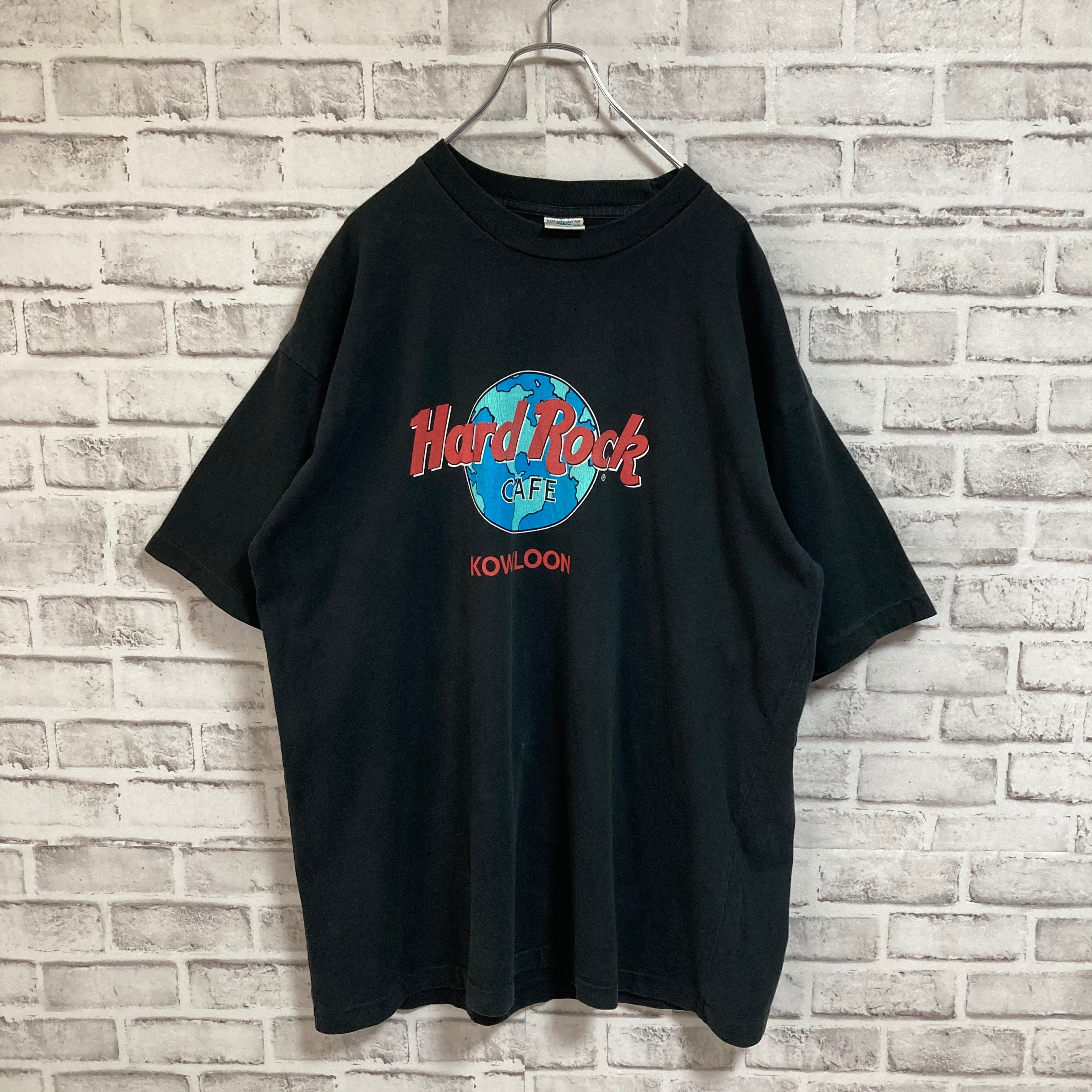 Hard Rock CAFE】S/S Tee XXL 90s vintage “ KOWLOON” ハードロック