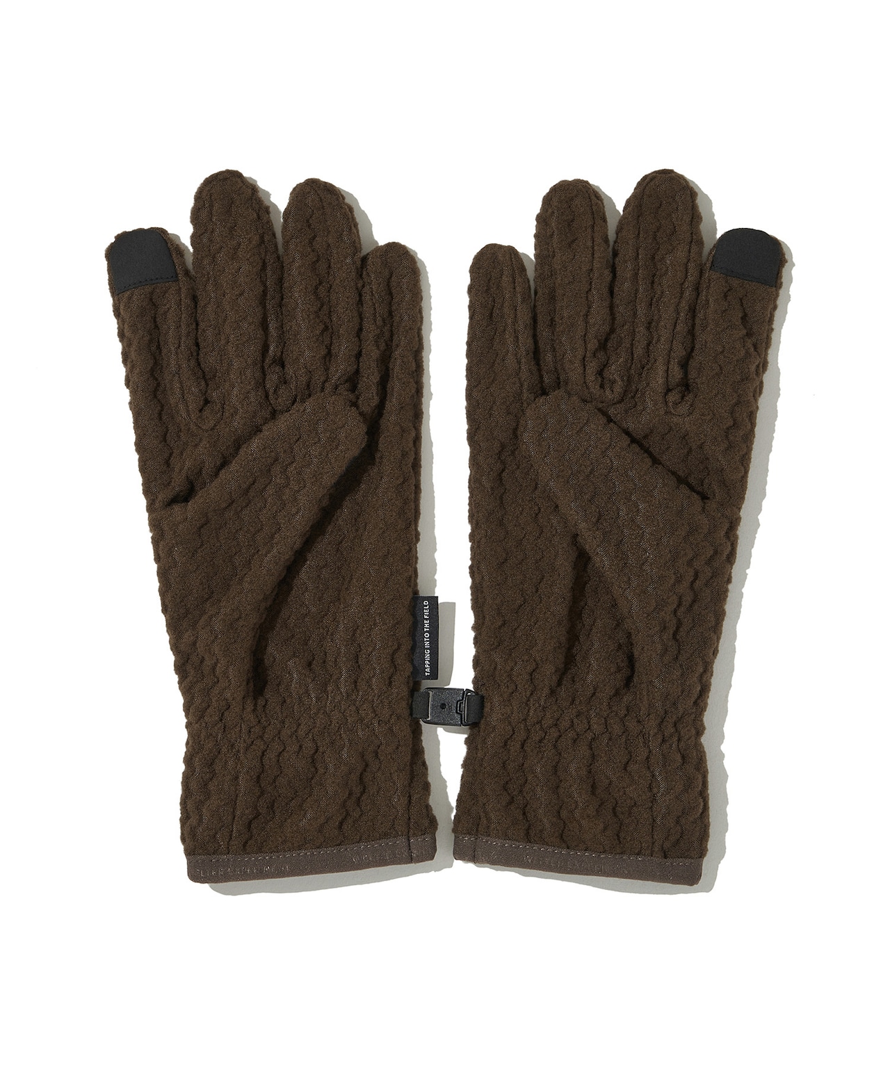 CALORA FLEECE GLOVES_BROWN