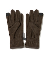 CALORA FLEECE GLOVES_BROWN