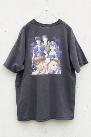 CAPCOM Heroes Faded Graphic T-Shirt | Resident Evil / Street Fighter / Mega Man | XL