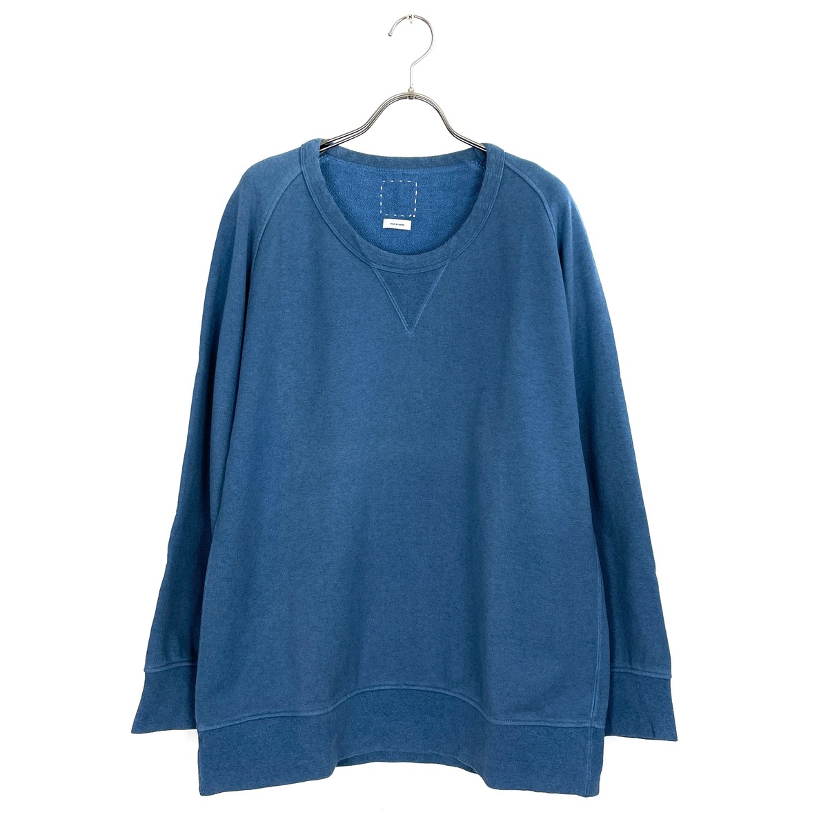 VISVIM(ビズビム) JUMBO CREW SWEAT L/S N.D 17SS (blue) | command+enter