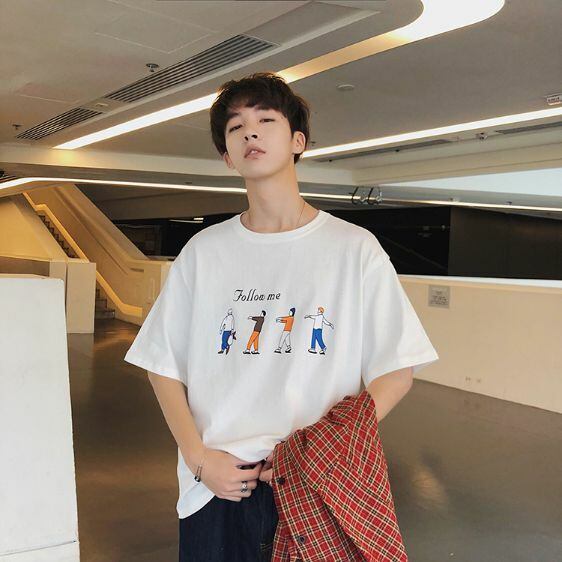 全4色 Tシャツ カットソー プリント シンプル カジュアル 部屋着