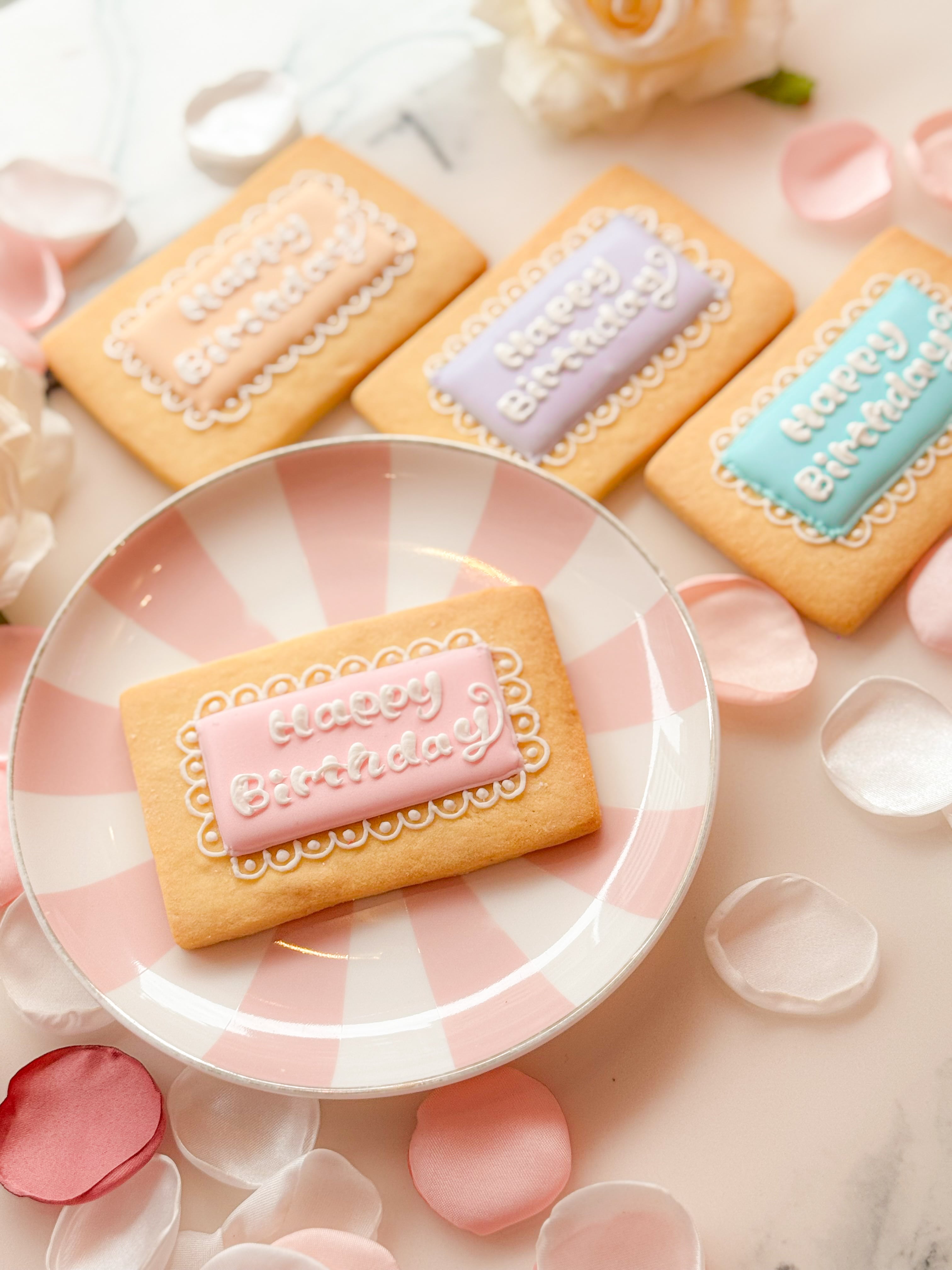 オーダーアイシングクッキー｜自然素材の着色のみ可能・誕生日・名入れ 35c7e3c4066edf8f9f5f0f8ca1fcd4