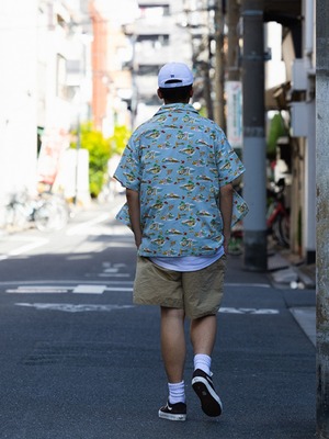 DWYT Island Breeze Seersucker Aloha Shirt （アイランドブリーズ シアサッカーアロハシャツ）
