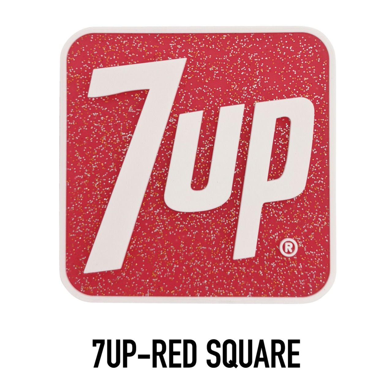 【7UP】ラバーコースター ラメ入りコースター